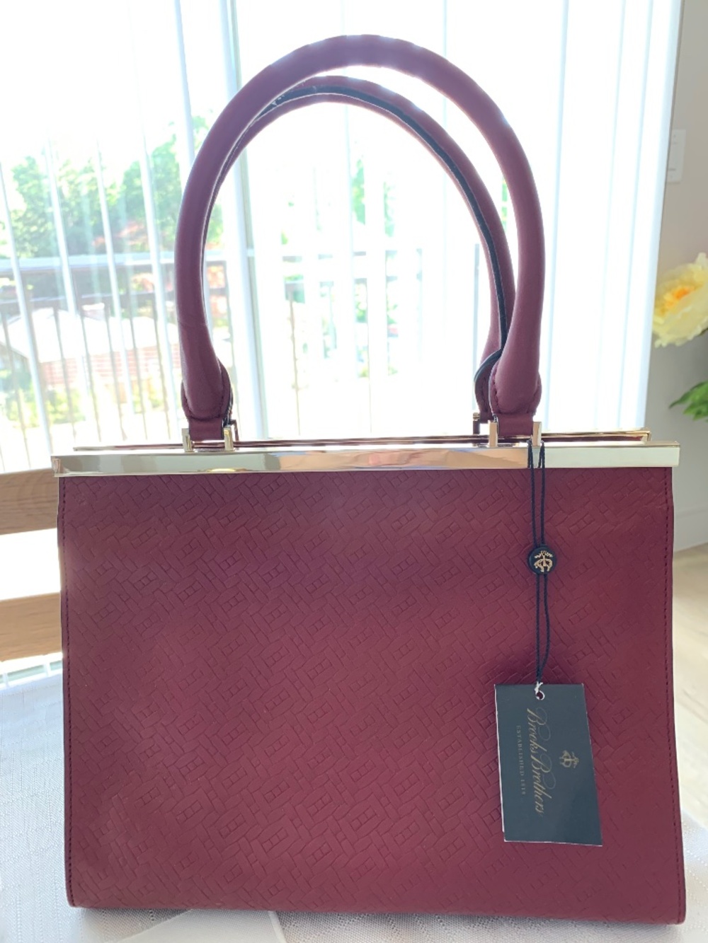 Brooks Brothers Leather Handbag NWT